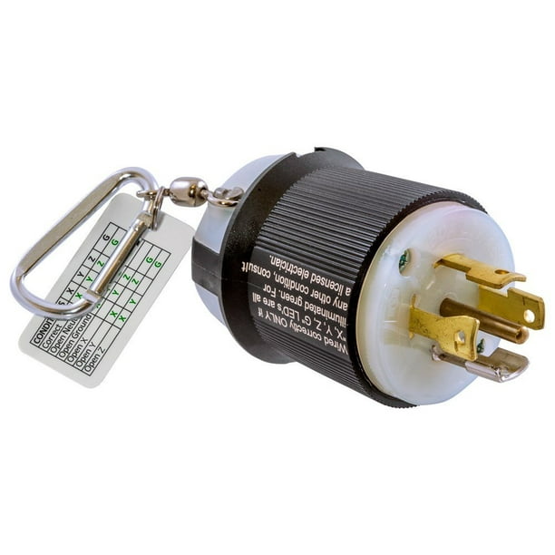 30 Amp Hubbell HBL3PT2811 HUBHBL3PT2811 Twist-Lock 3-Phase Circuit Tester 8 Width 8 Length LED Indicator L21-30 30 Amp Hubbell HBL3PT2811 HUBHBL3PT2811 Twist-Lock 3-Phase Circuit Tester 8 Width 8 Length LED Indicator L21-30
